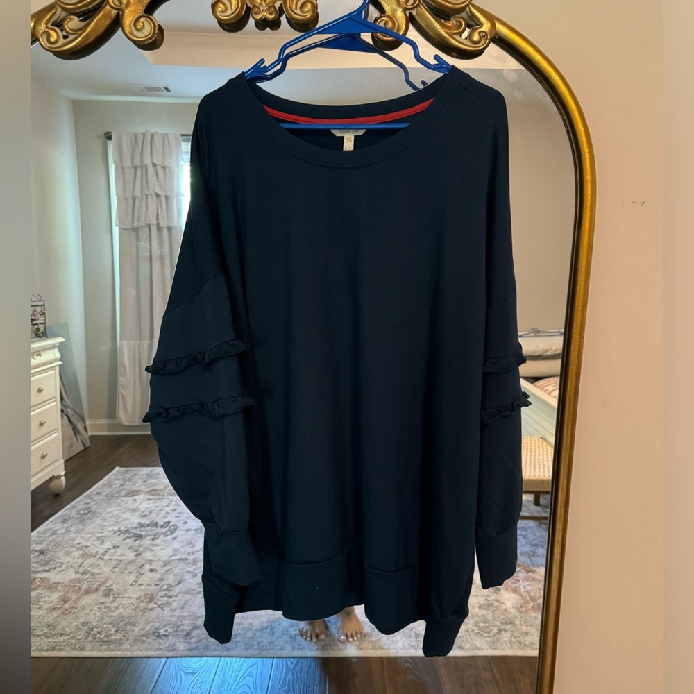 Matilda Jane navy sweatshirt- size xxl